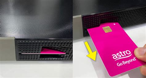 astro smart card arrow facing up|“Please insert .